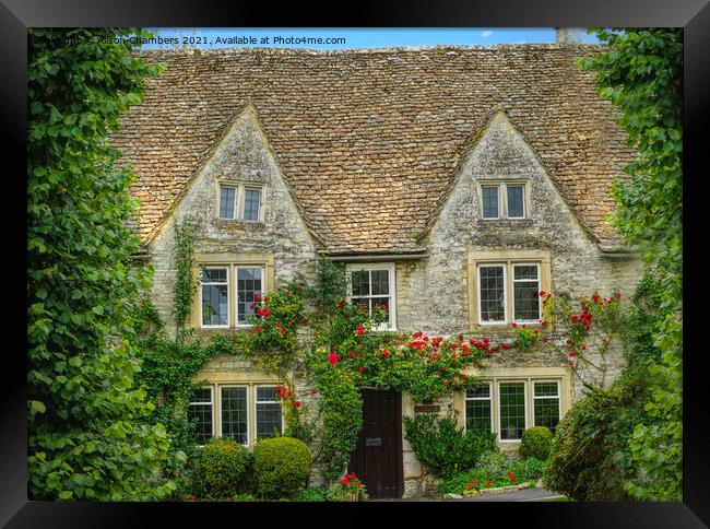 Broadway Cotswold Cottage Framed Print by Alison Chambers