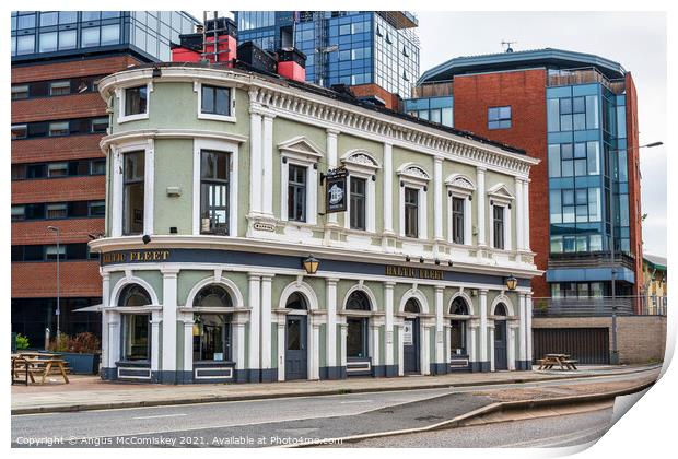 Baltic Fleet Victorian pub, Liverpool Print by Angus McComiskey