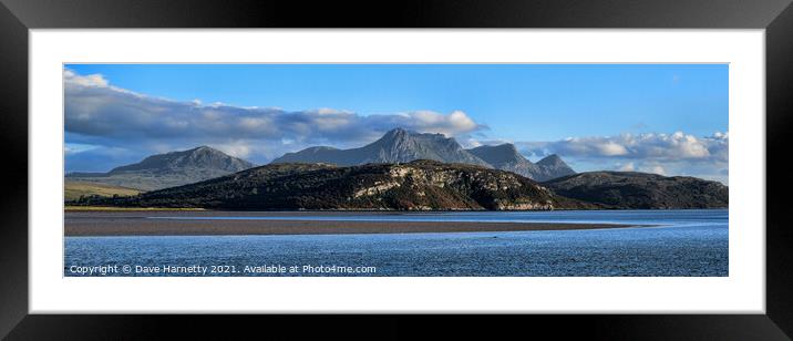 Kyle of Togue-Sutherland,Scotland Framed Mounted Print by Dave Harnetty