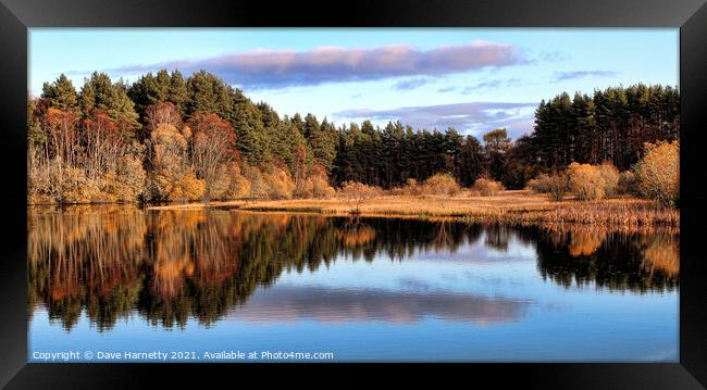 Loch Kildary-Ross-shire,Scotland. Framed Print by Dave Harnetty