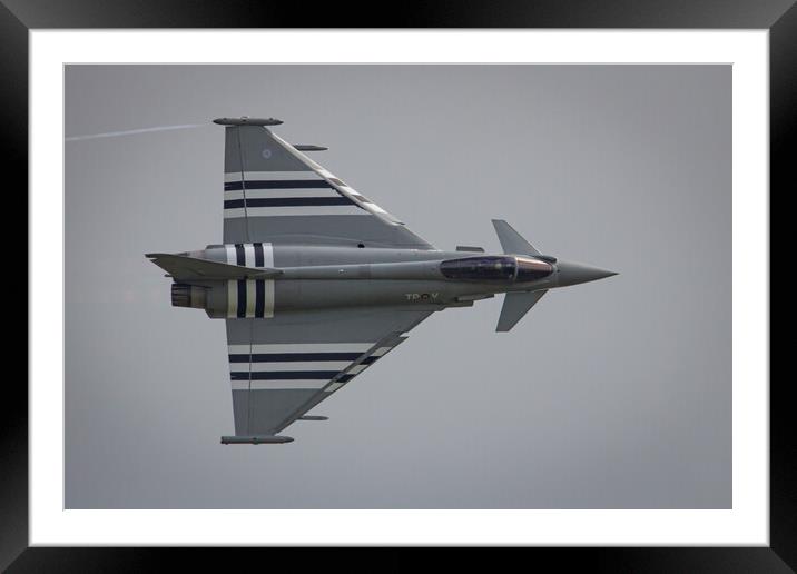 D-Day Eurofighter Typhoon ZK308 Framed Mounted Print by J Biggadike