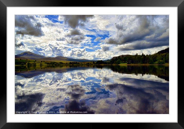 Loch Rannoch Reflections-Perth-shire,Scotland Framed Mounted Print by Dave Harnetty
