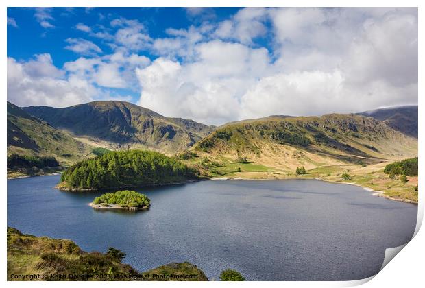 Haweswater and Mardale Head Print by Keith Douglas