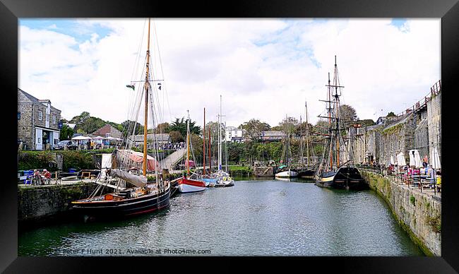 Harbour View Charlestown Framed Print by Peter F Hunt