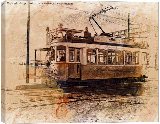 Lisbon Tram Canvas Print by Lynn Bolt