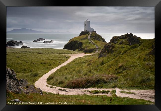 Llanddwyn Island Framed Print by Chris Drabble