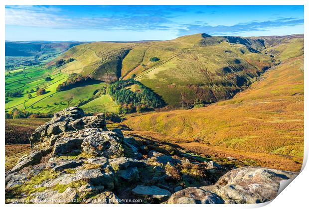 Kinder Scout Print by geoff shoults