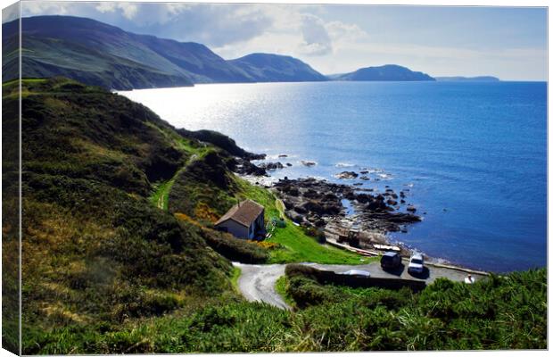 Niarbyl To The Calf Canvas Print by Steven Watson