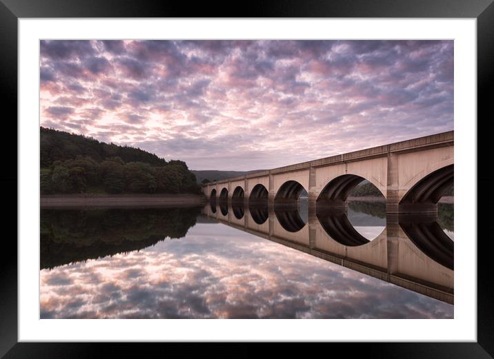 Ladybower Reflections Framed Mounted Print by David Semmens