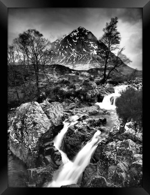 River Coupall and Buachaille Etive Mor. Framed Print by Tommy Dickson