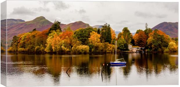 Derwent Isle in the Autumn Canvas Print by Roger Green