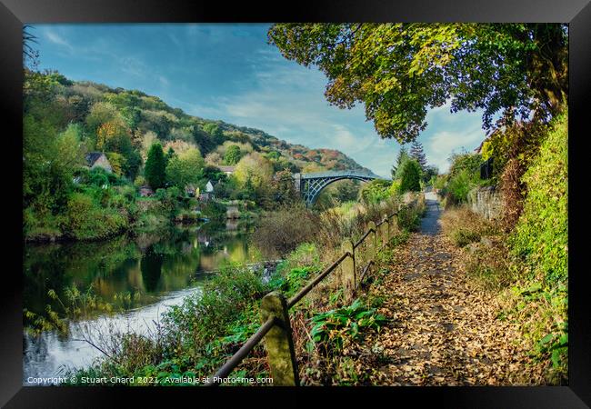River severn ironbridge gorge shropshire england. Framed Print by Travel and Pixels 