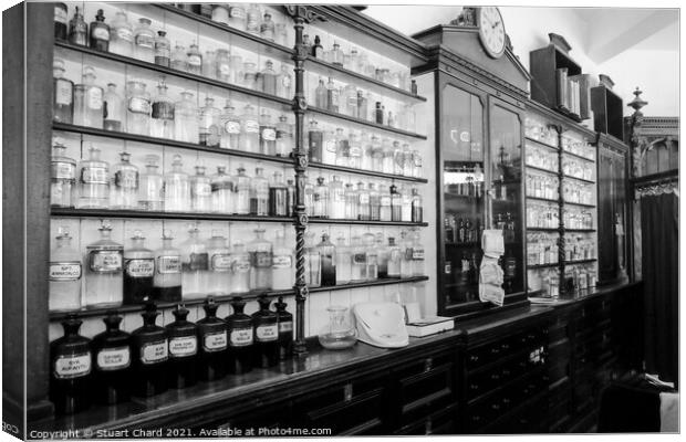 Old English Victorian  Pharmacy Canvas Print by Travel and Pixels 