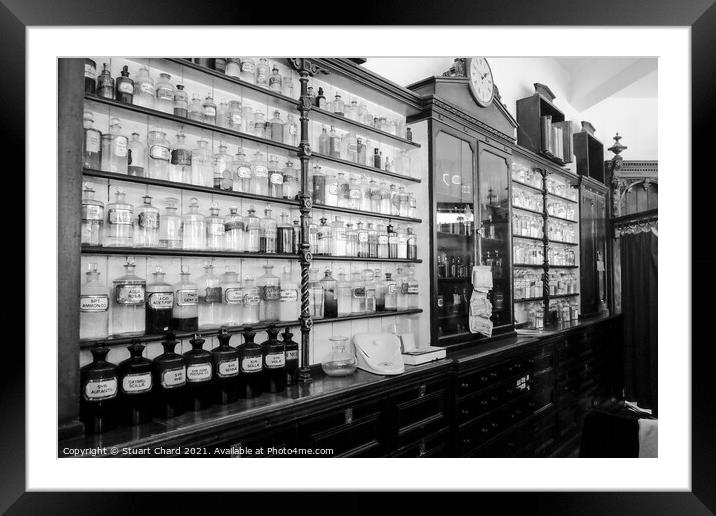 Old English Victorian  Pharmacy Framed Mounted Print by Travel and Pixels 