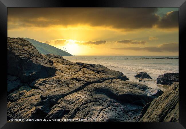 Untouched tropical beach Goa Framed Print by Travel and Pixels 