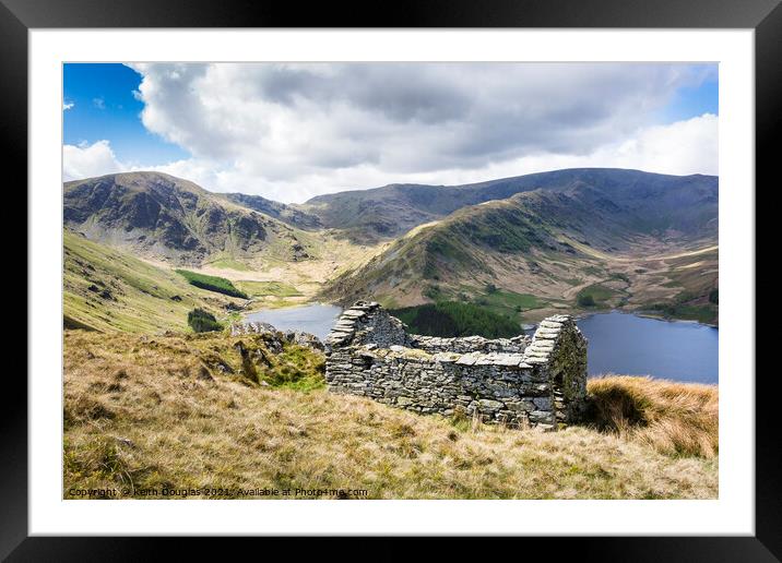 Haweswater and Mardale Ruin Framed Mounted Print by Keith Douglas