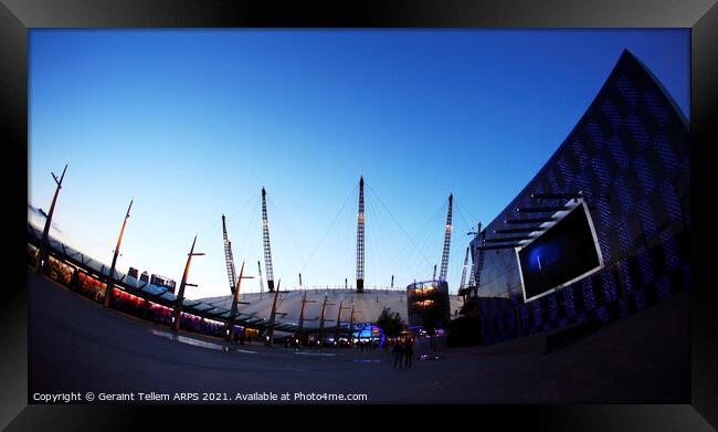 O2 Arena (Millennium Dome), Greenwich, London Framed Print by Geraint Tellem ARPS