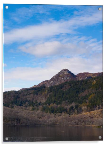 Ben A'an, The Trossachs, Scotland. Acrylic by Tommy Dickson