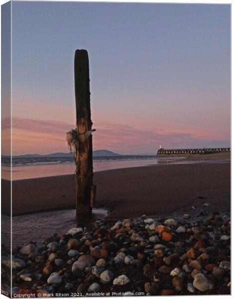 Solway Dusk  Canvas Print by Mark Ritson