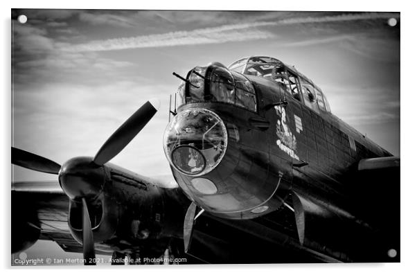 Lancaster Acrylic by Ian Merton