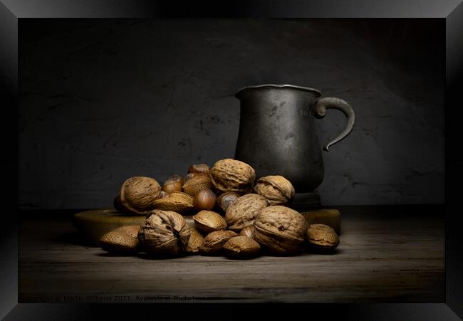 Nuts and Ale Framed Print by Martin Williams