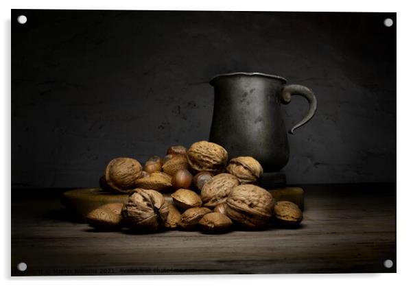 Nuts and Ale Acrylic by Martin Williams
