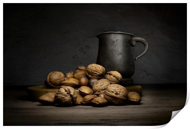 Nuts and Ale Print by Martin Williams