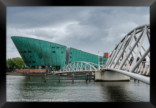 The Nemo Science Museum,  Amsterdam Framed Print by Jim Monk