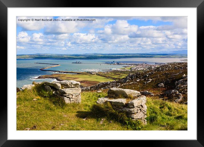 View from Holyhead Mountain Anglesey Framed Mounted Print by Pearl Bucknall