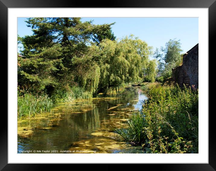 The Grand Western Canal Framed Mounted Print by Nik Taylor