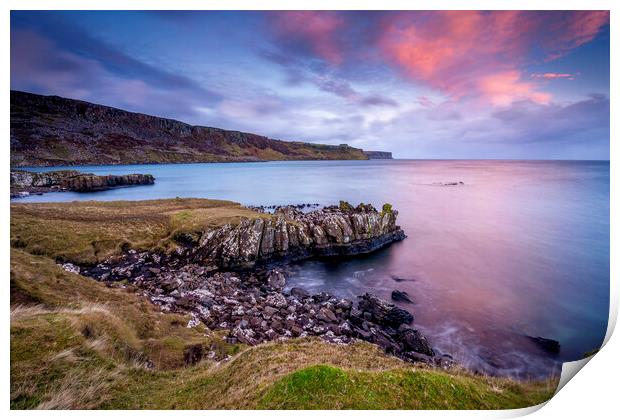 Sunrise at Brothers Point on the Isle of Skye Print by John Frid