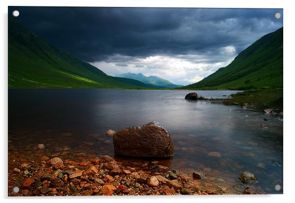 Loch Etive Acrylic by Keith Thorburn EFIAP/b