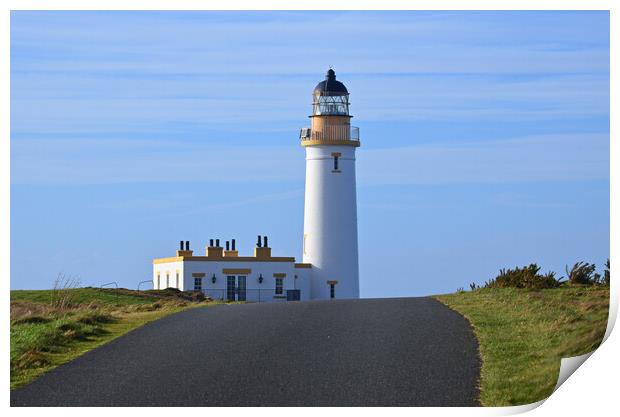 There is a light at the end of the........road Print by Allan Durward Photography