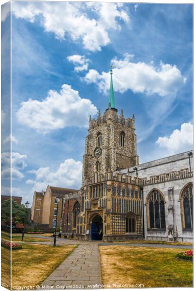 Chelmsford Cathedral Canvas Print by Milton Cogheil