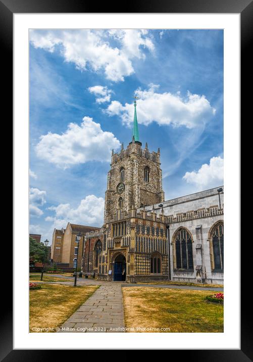 Chelmsford Cathedral Framed Mounted Print by Milton Cogheil