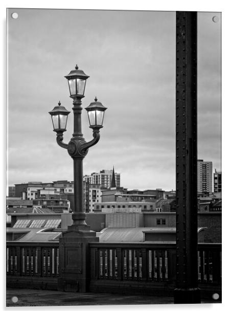 Tyne Bridge Lanterns Acrylic by Rob Cole