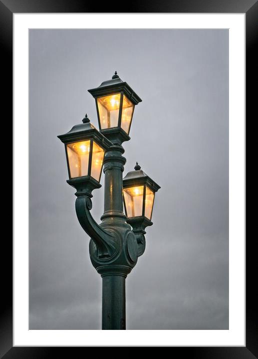 Tyne Bridge Lanterns Framed Mounted Print by Rob Cole