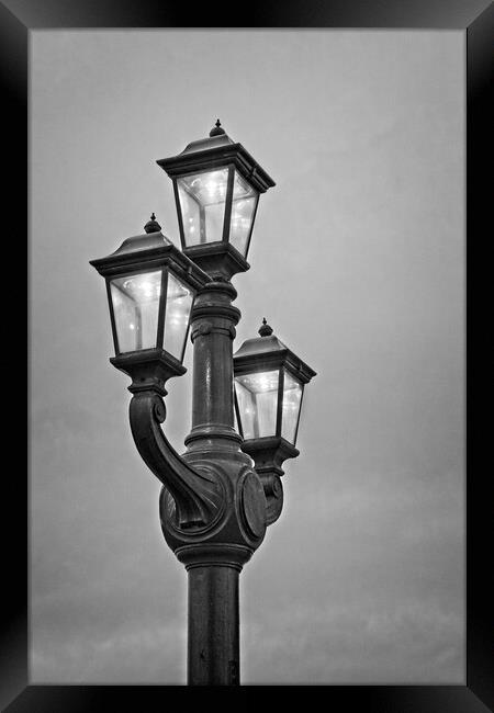 Tyne Bridge Lanterns Framed Print by Rob Cole