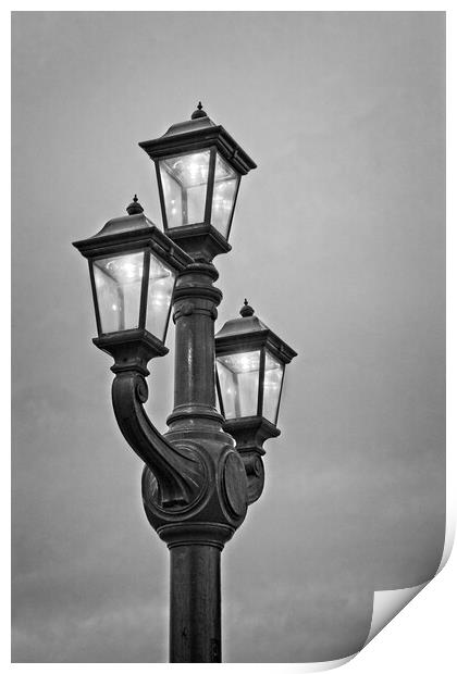 Tyne Bridge Lanterns Print by Rob Cole