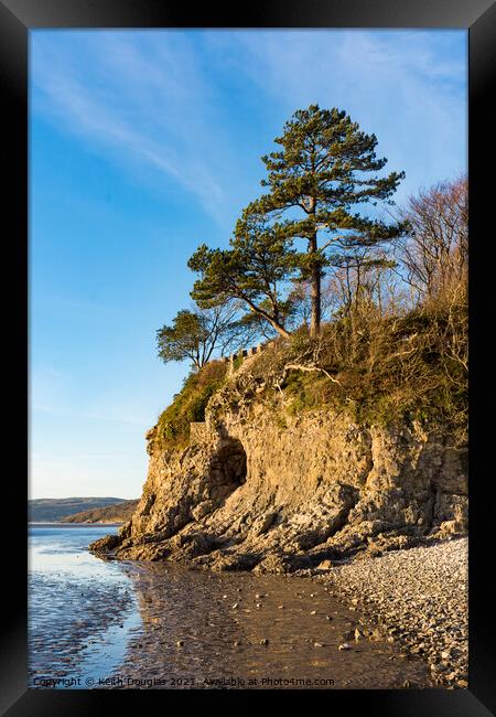 Silverdale Cave Framed Print by Keith Douglas