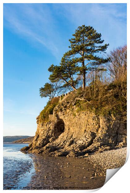 Silverdale Cave Print by Keith Douglas