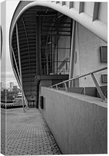 The Sage Gateshead Canvas Print by Rob Cole