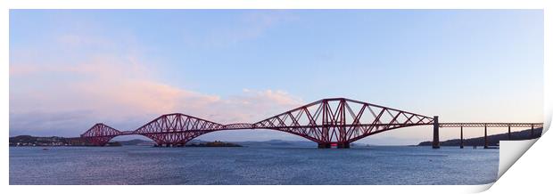 Forth Rail Bridge Panorama. Print by Tommy Dickson