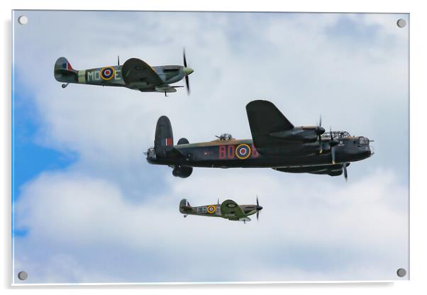 Battle of Britain Memorial Flight Acrylic by J Biggadike
