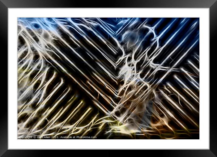 Abstract  Framed Mounted Print by Glen Allen