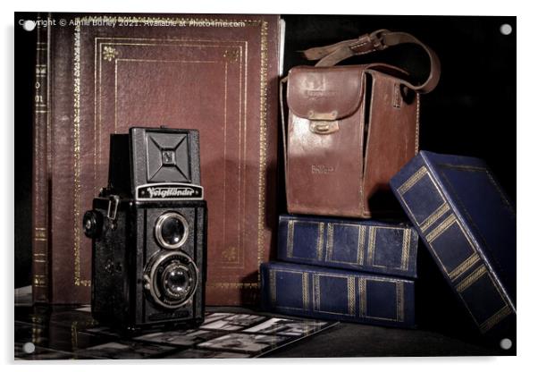 Vintage camera  Acrylic by Aimie Burley