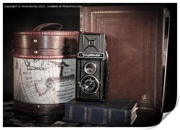 Old camera Print by Aimie Burley