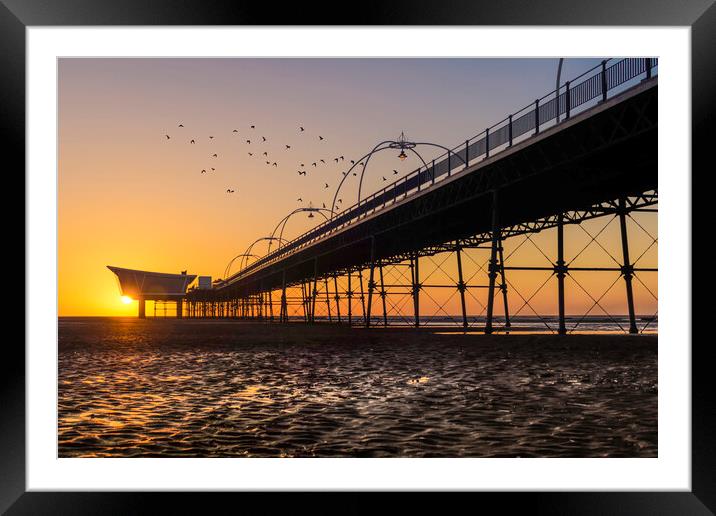 Southport Framed Mounted Print by Kevin Elias