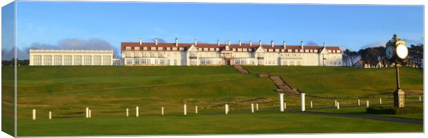 Turnberry Hotel in low winter sun Canvas Print by Allan Durward Photography