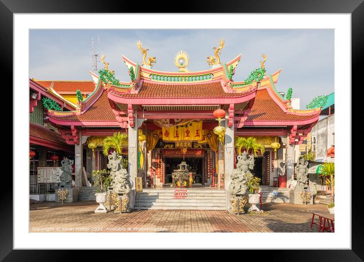 The Jui Tui Chinese shrine.  Framed Mounted Print by Kevin Hellon